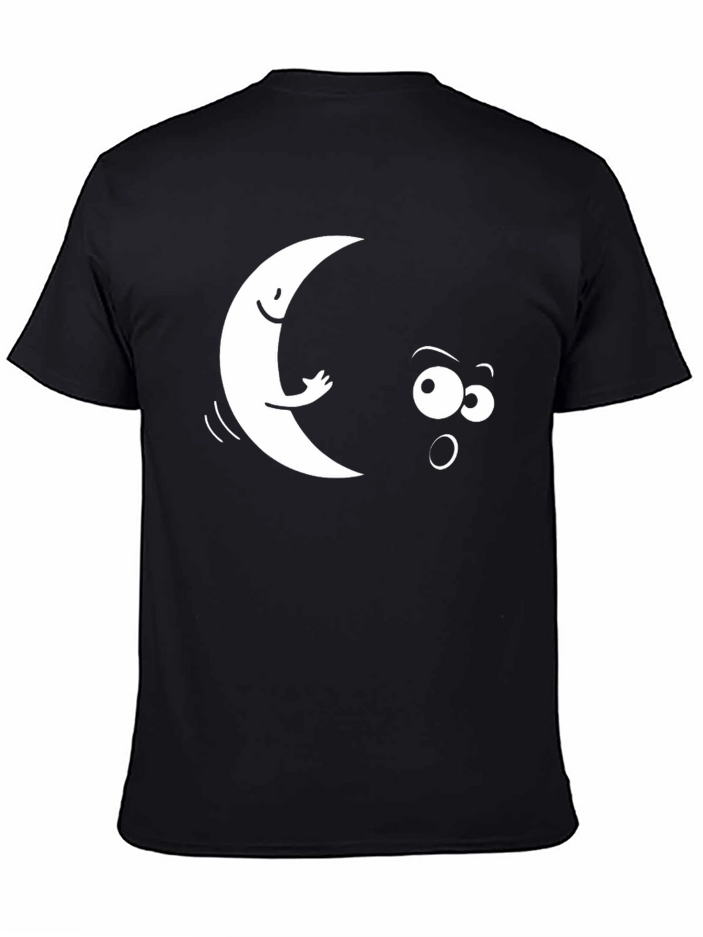 Humorous Moon Graphic T-Shirt