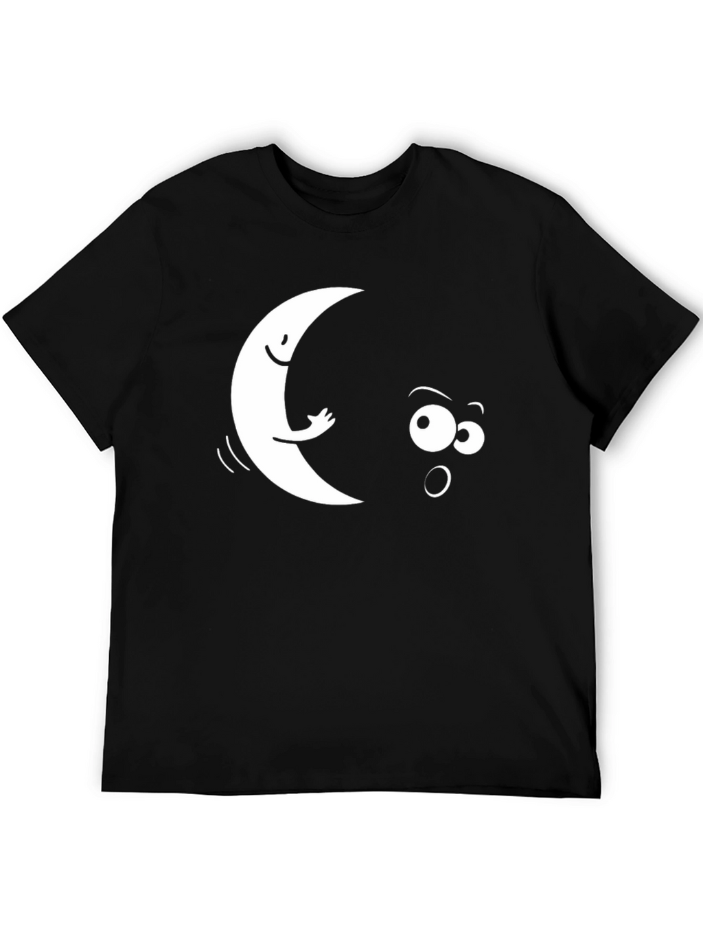 Humorous Moon Graphic T-Shirt