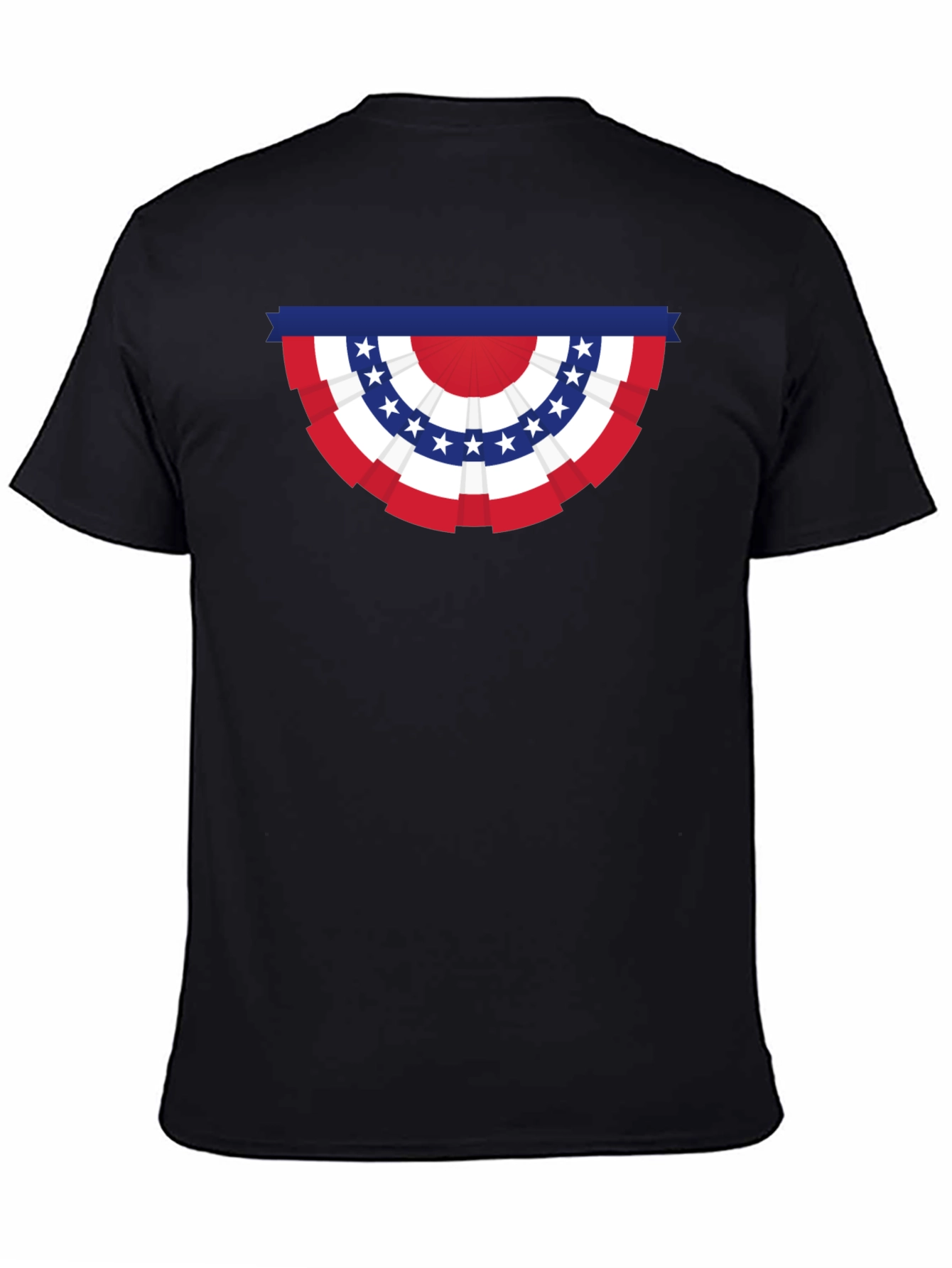Patriotic Banner Graphic Tee - USA Pride T-Shirt