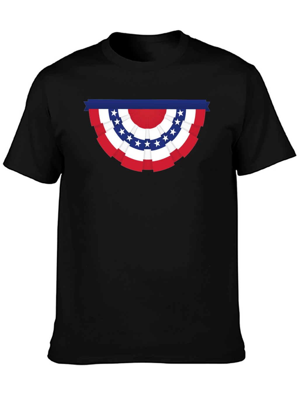Patriotic Banner Graphic Tee - USA Pride T-Shirt