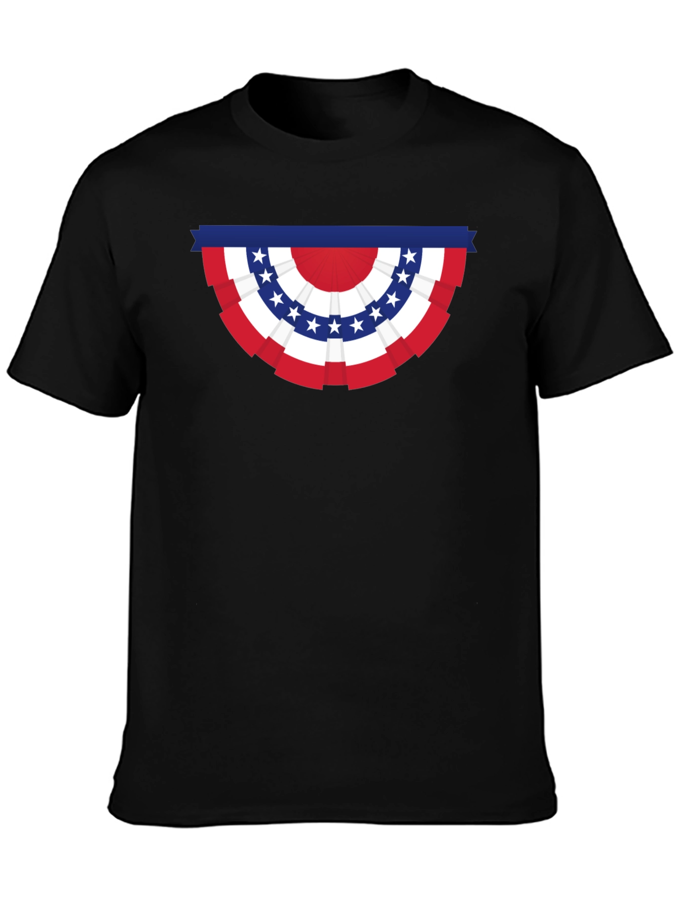 Patriotic Banner Graphic Tee - USA Pride T-Shirt