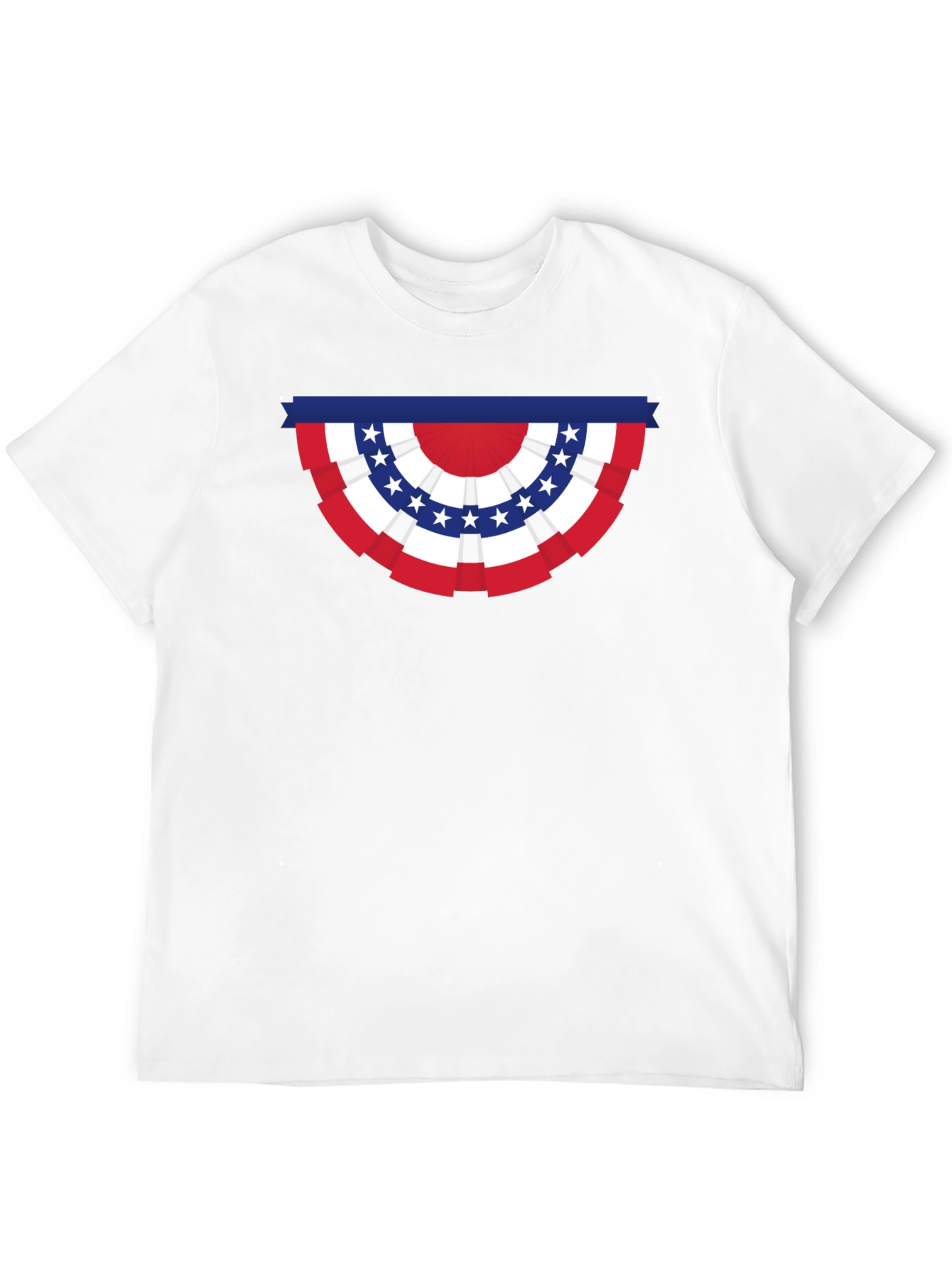 Patriotic Banner Graphic Tee - USA Pride T-Shirt
