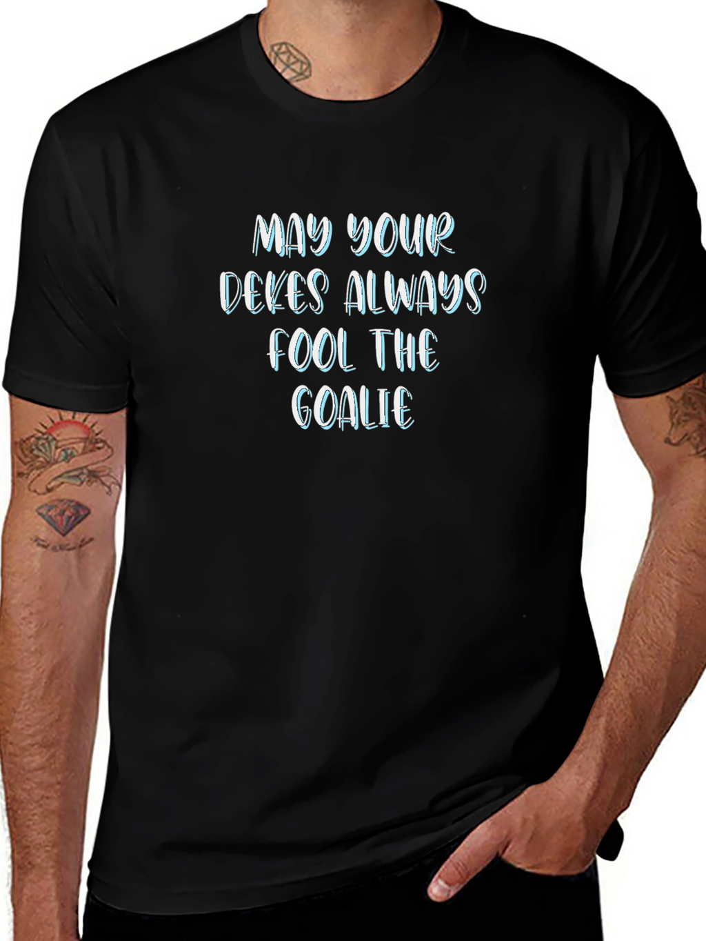 Hockey Dekes Graphic T-Shirt - Fool the Goalie