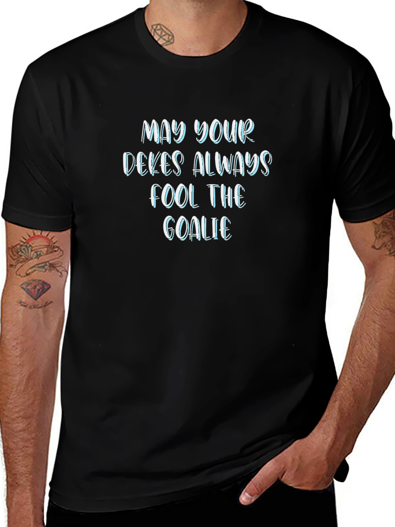 Hockey Dekes Graphic T-Shirt - Fool the Goalie