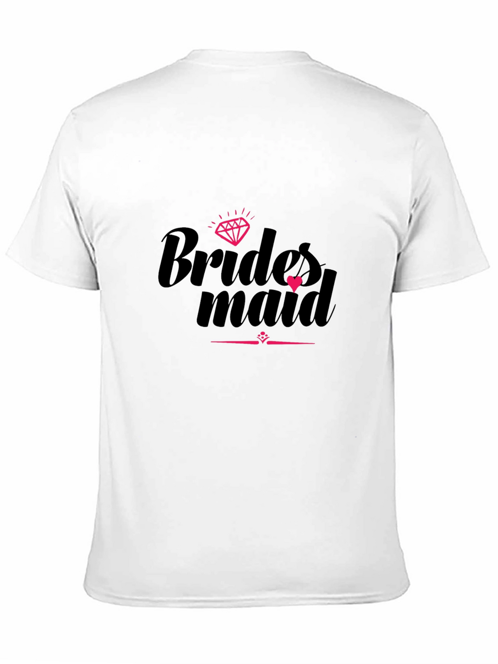Bridesmaid Crew T-Shirt Black Party Tee