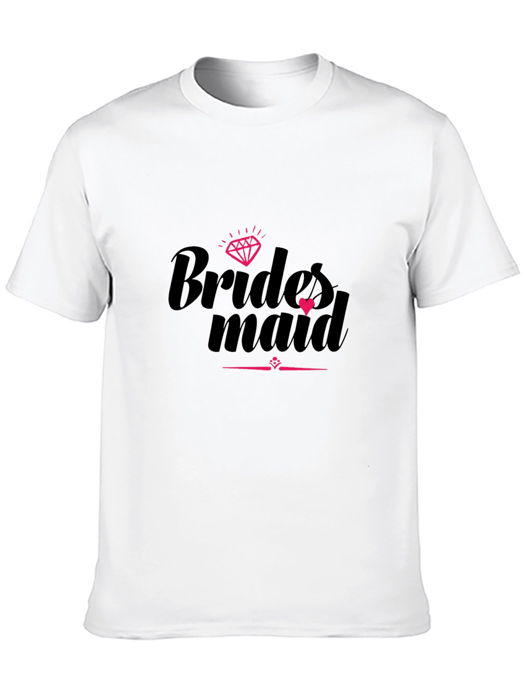 Bridesmaid Crew T-Shirt Black Party Tee