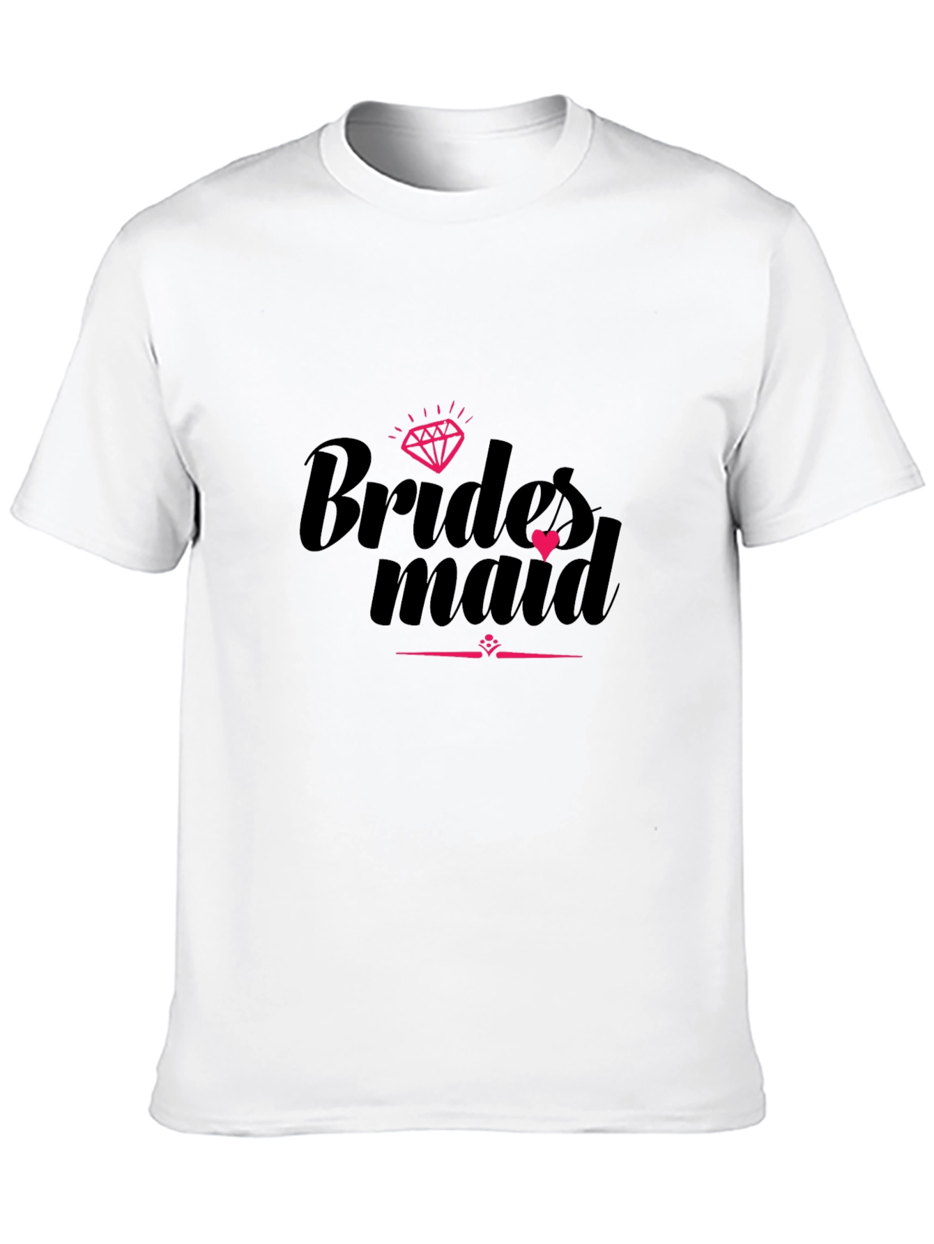 Bridesmaid Crew T-Shirt Black Party Tee