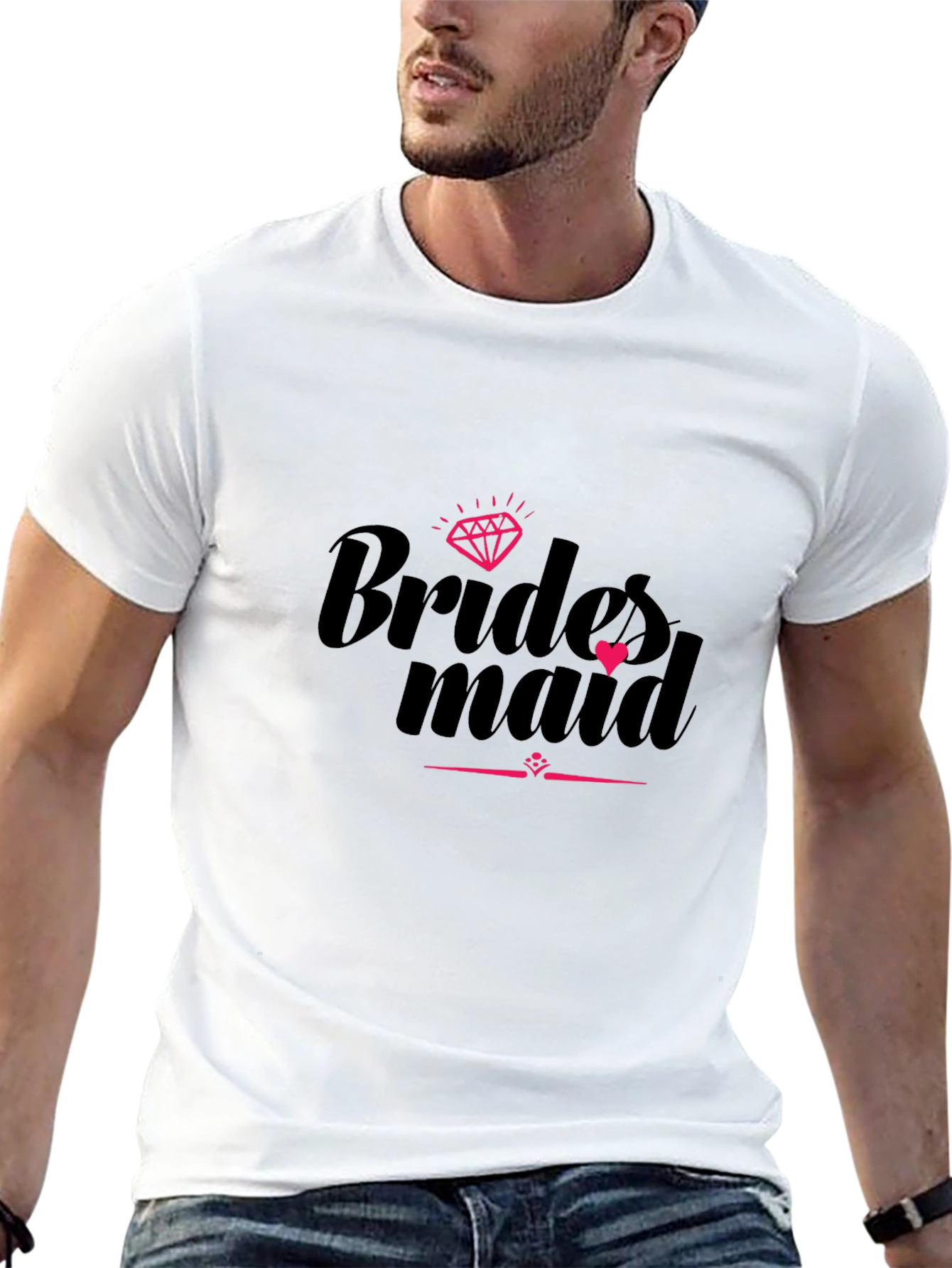 Bridesmaid Crew T-Shirt Black Party Tee