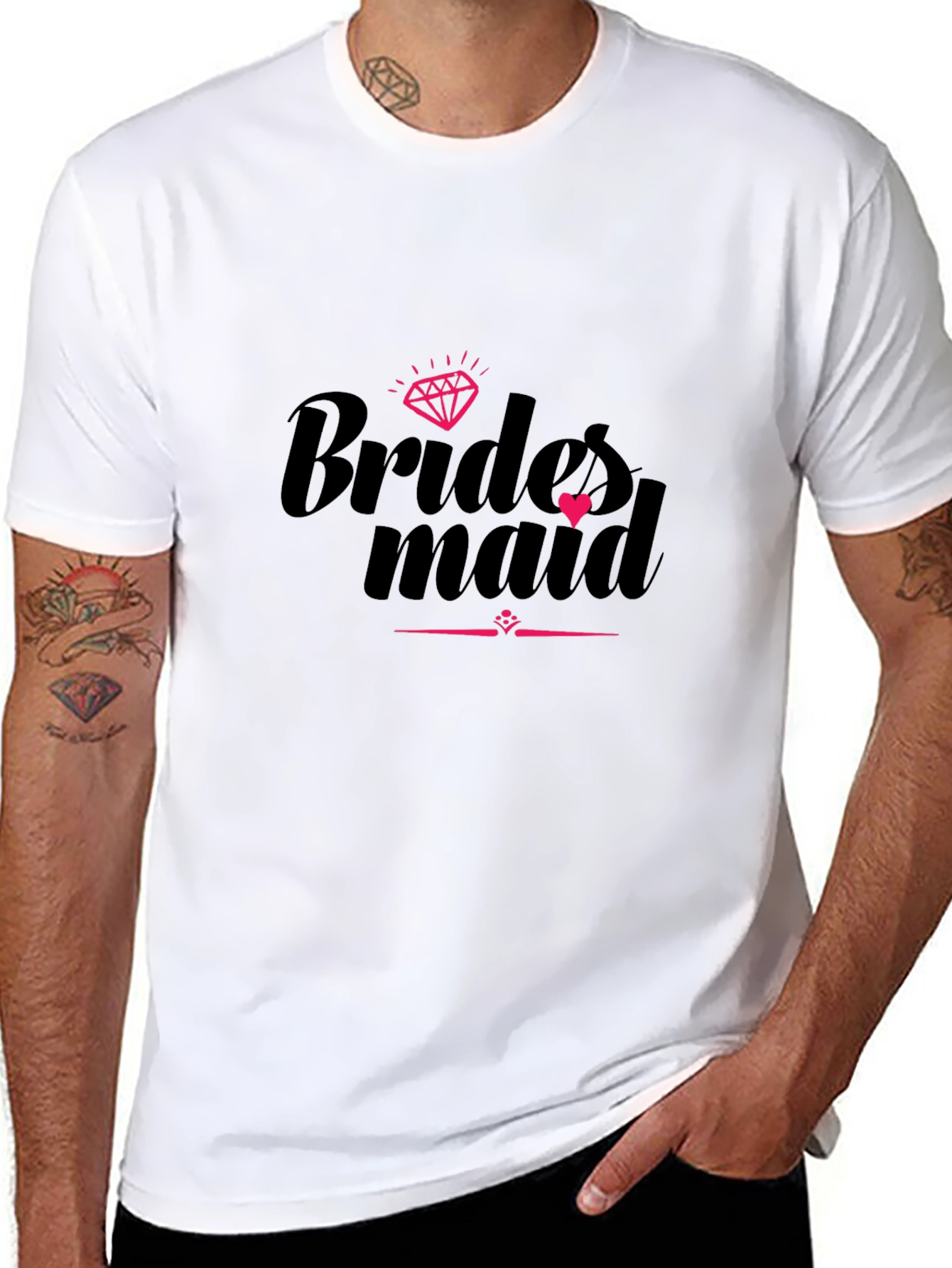 Bridesmaid Crew T-Shirt Black Party Tee
