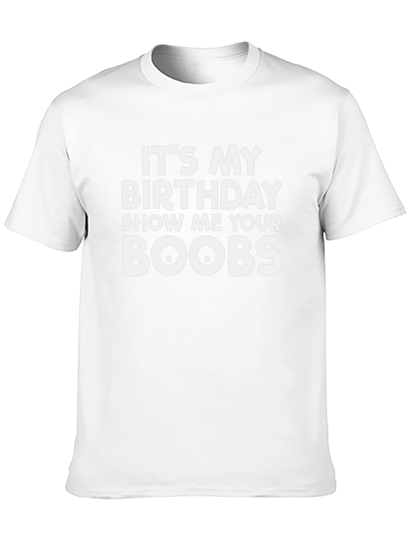 Birthday Boobs T-Shirt - Funny Party Tee