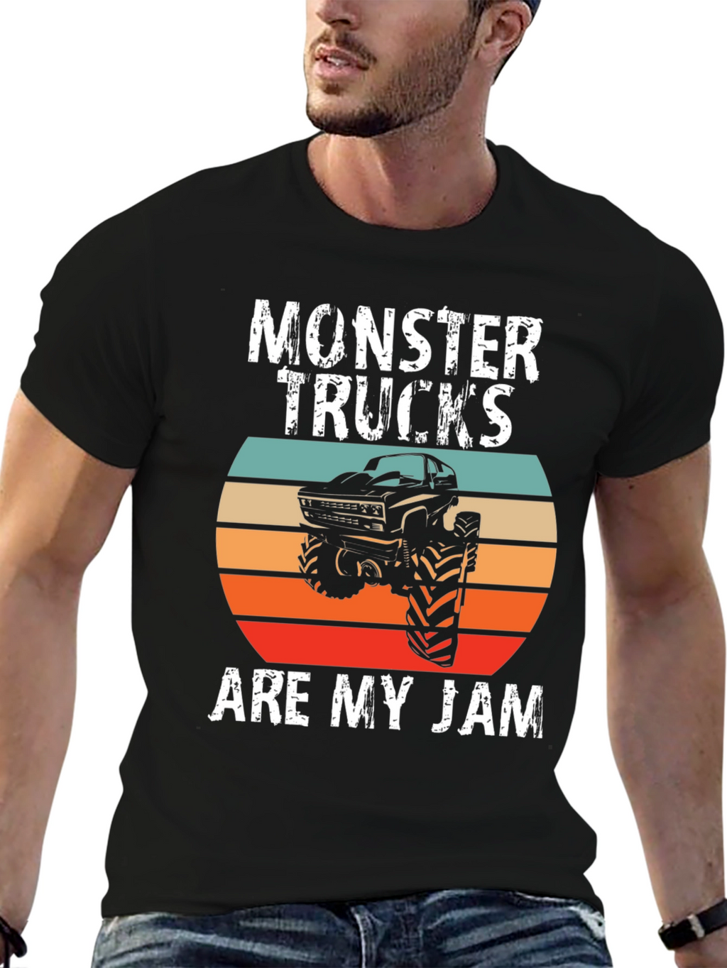 Monster Trucks Are My Jam Graphic Tee