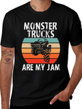 Monster Trucks Are My Jam Graphic Tee