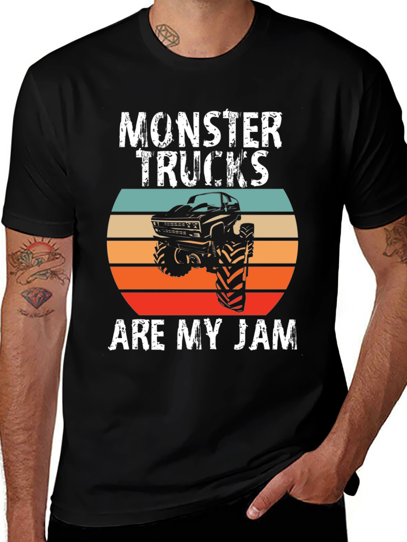 Monster Trucks Are My Jam Graphic Tee