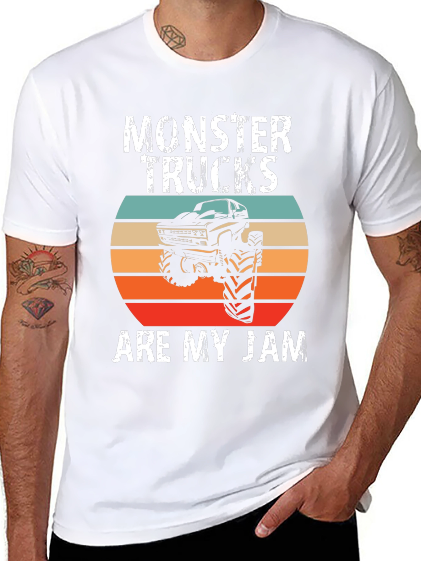Monster Trucks Are My Jam Graphic Tee