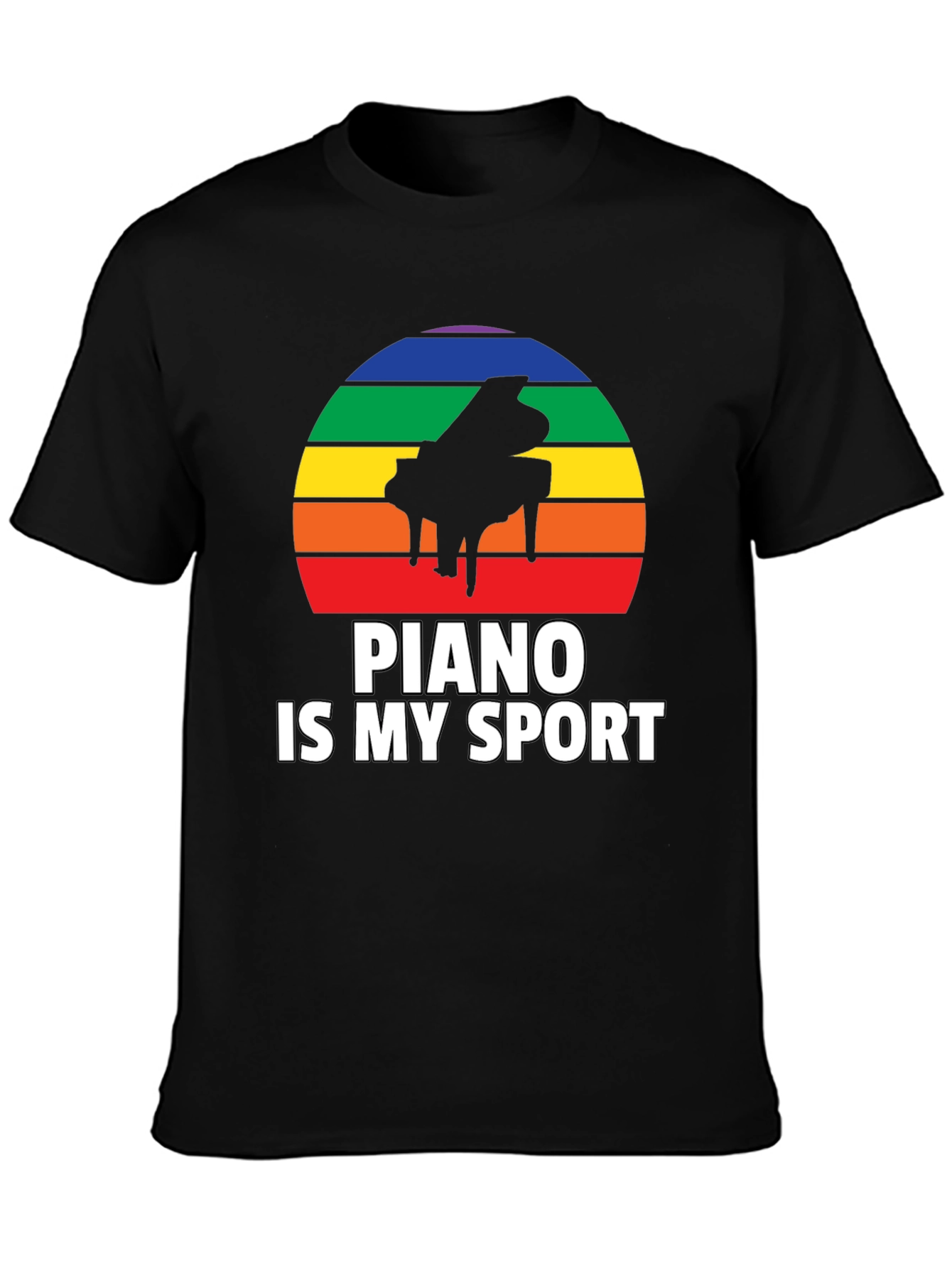 Piano Is My Sport Graphic Tee