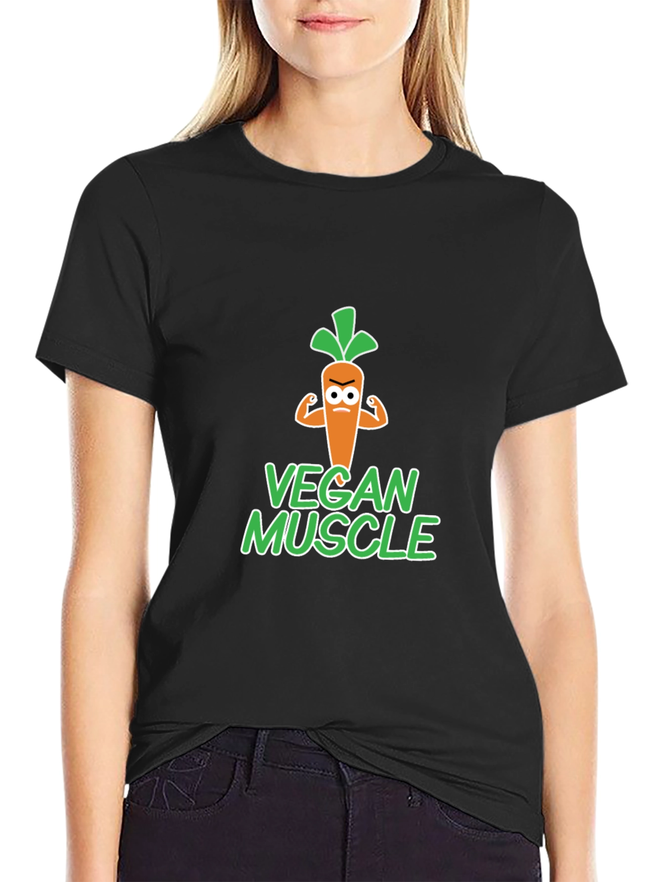 Vegan Muscle T-Shirt - Funny Vegetarian Gym Tee
