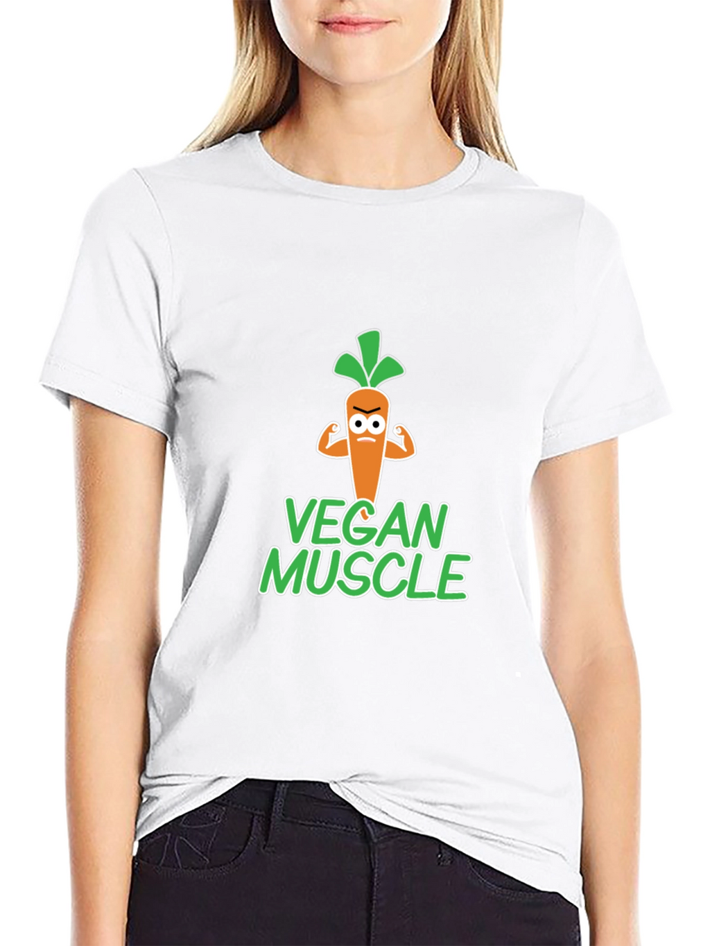 Vegan Muscle T-Shirt - Funny Vegetarian Gym Tee