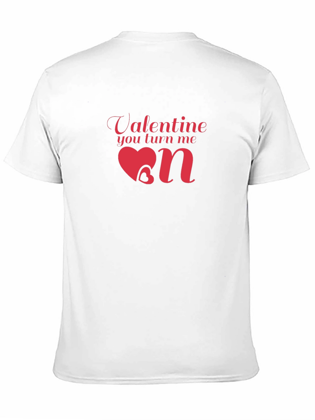 Valentine You Turn Me On Black T-Shirt