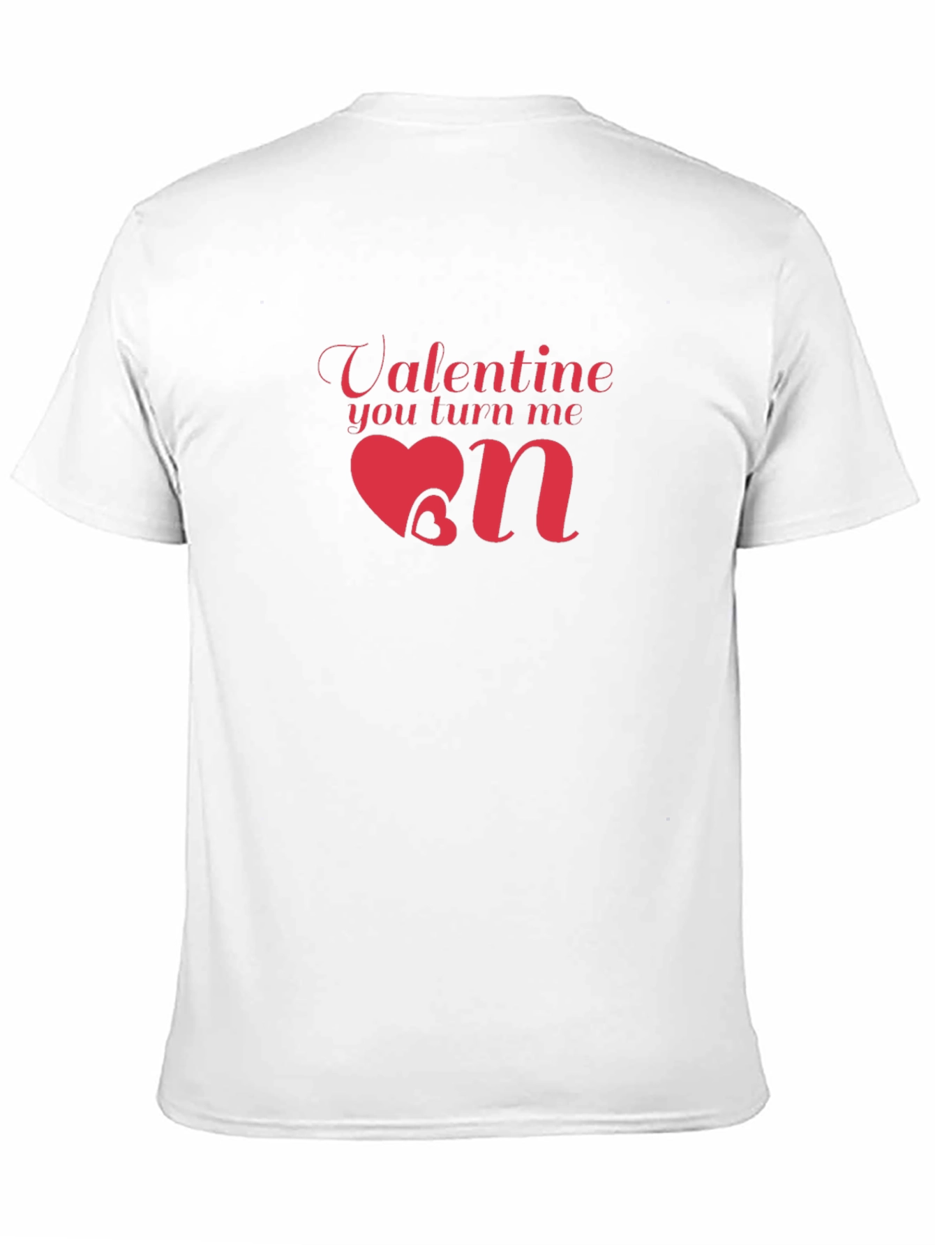 Valentine You Turn Me On Black T-Shirt