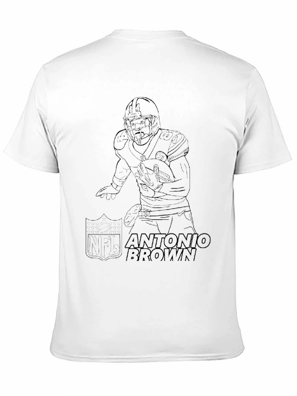 Antonio Brown Football Graphic T-Shirt