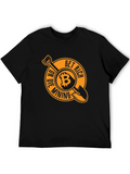 Bitcoin Get Rich Or Die Mining T-Shirt