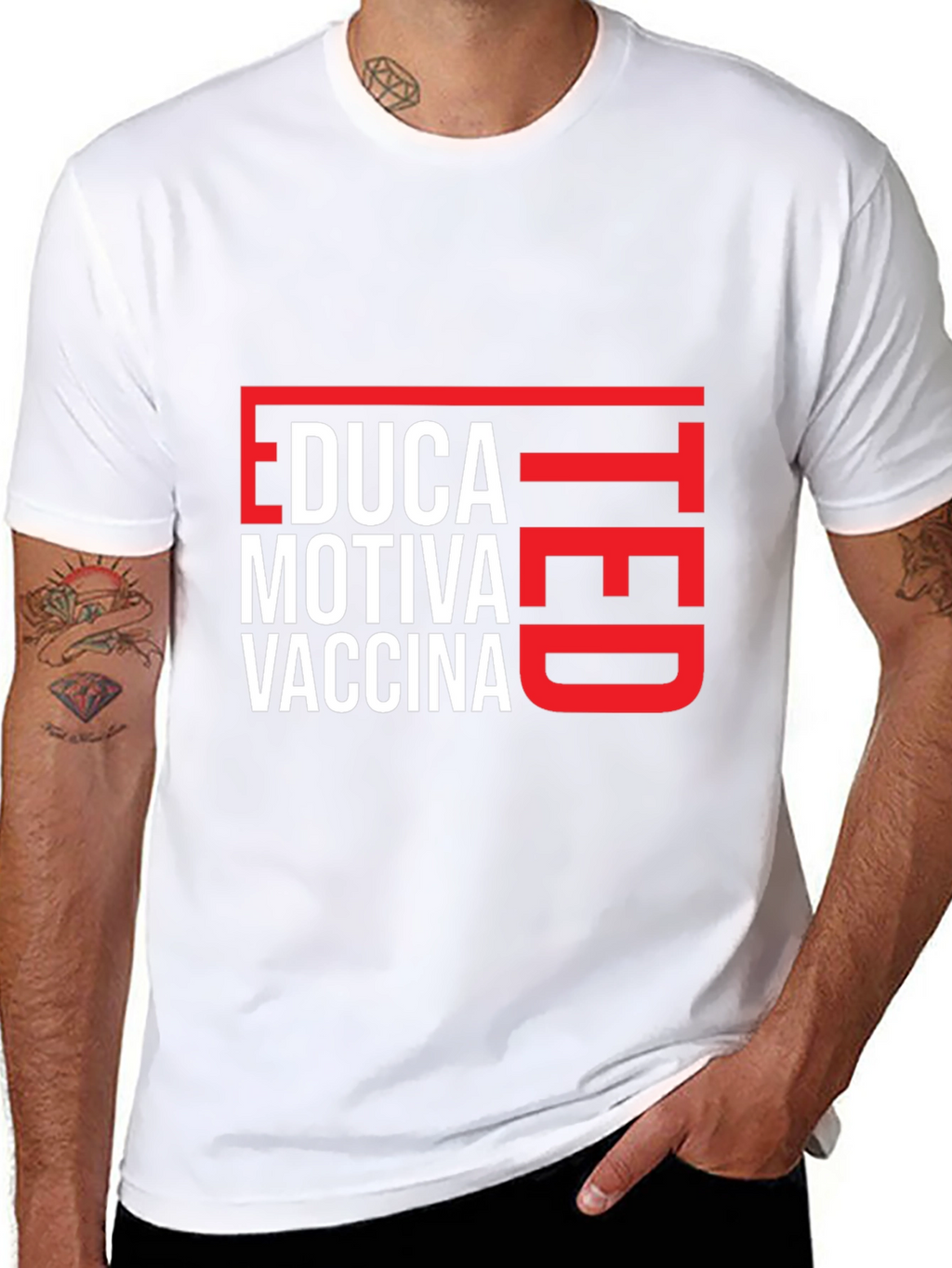 Educated Motivated Vaccinated T-Shirt