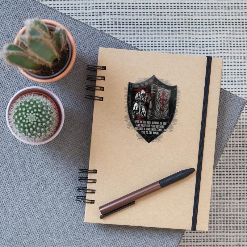 Knight In Prayer Amen Shield