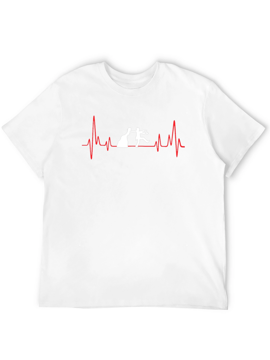 Bride & Groom Heartbeat T-Shirt - Wedding Day