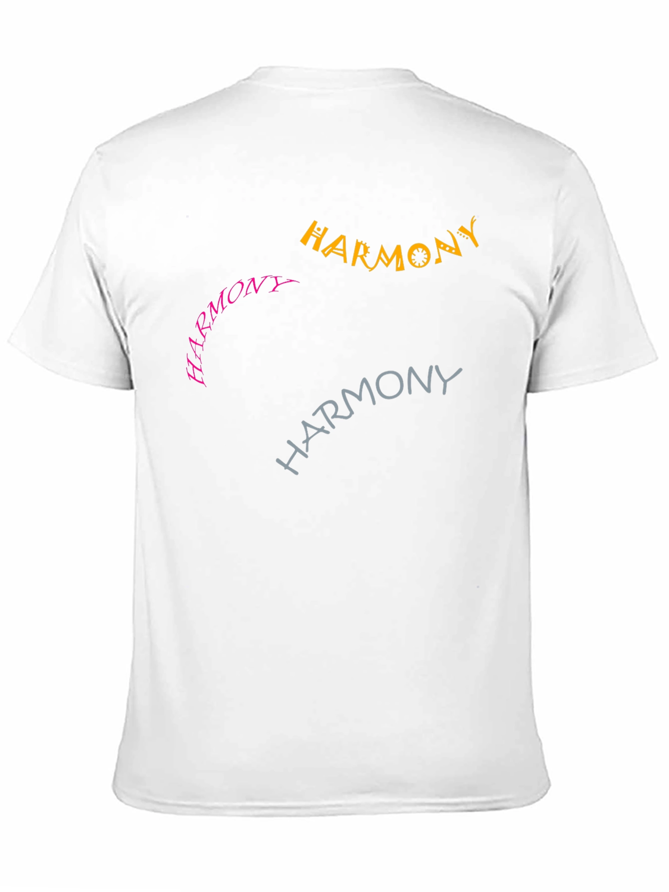 Harmony Tee - Graphic Design Black T-Shirt
