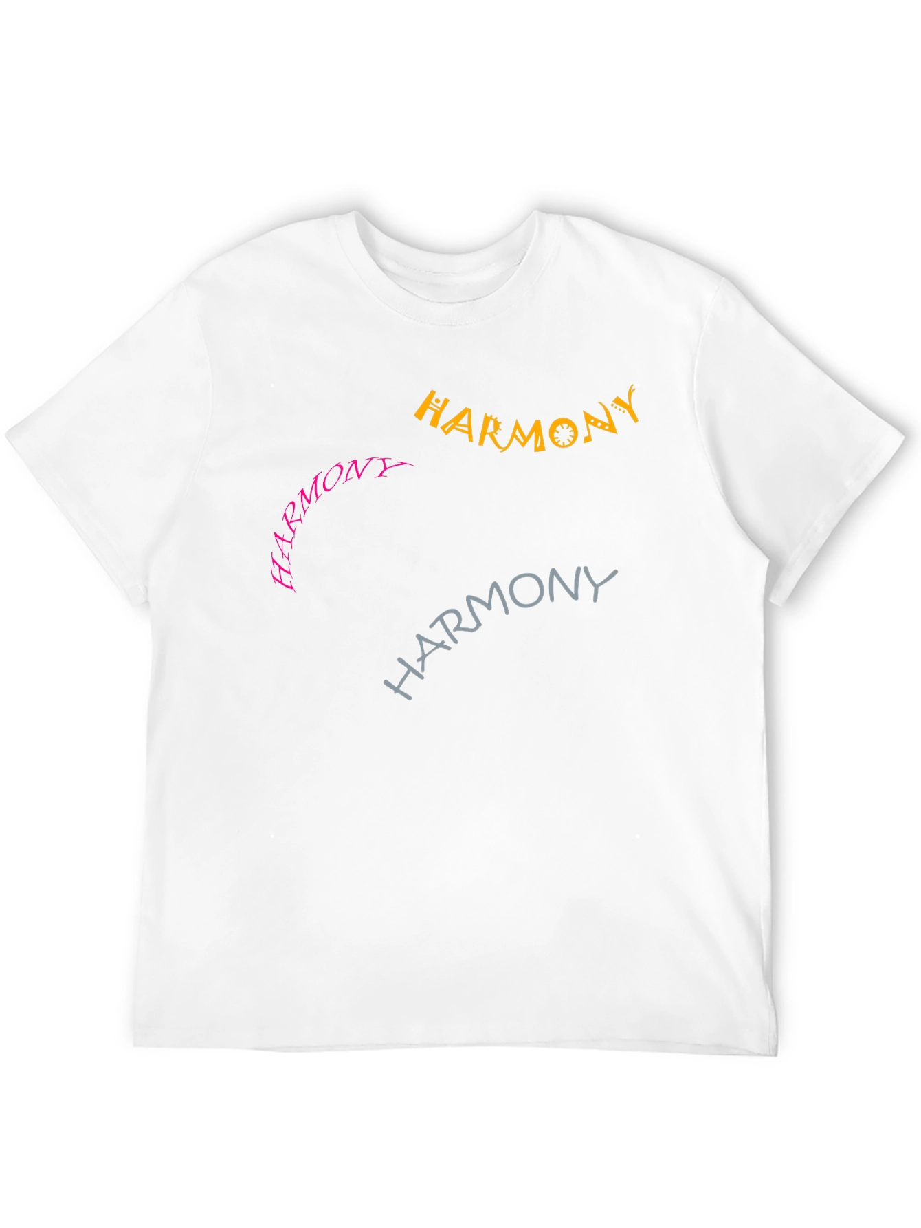 Harmony Tee - Graphic Design Black T-Shirt