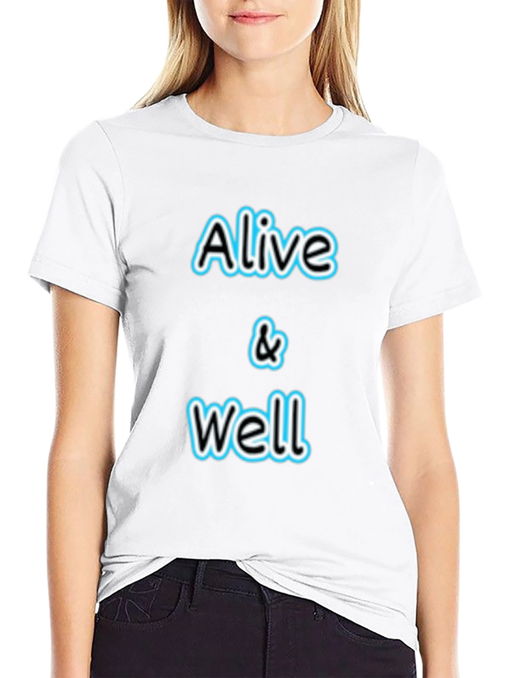 Alive & Well Graphic Black T-Shirt