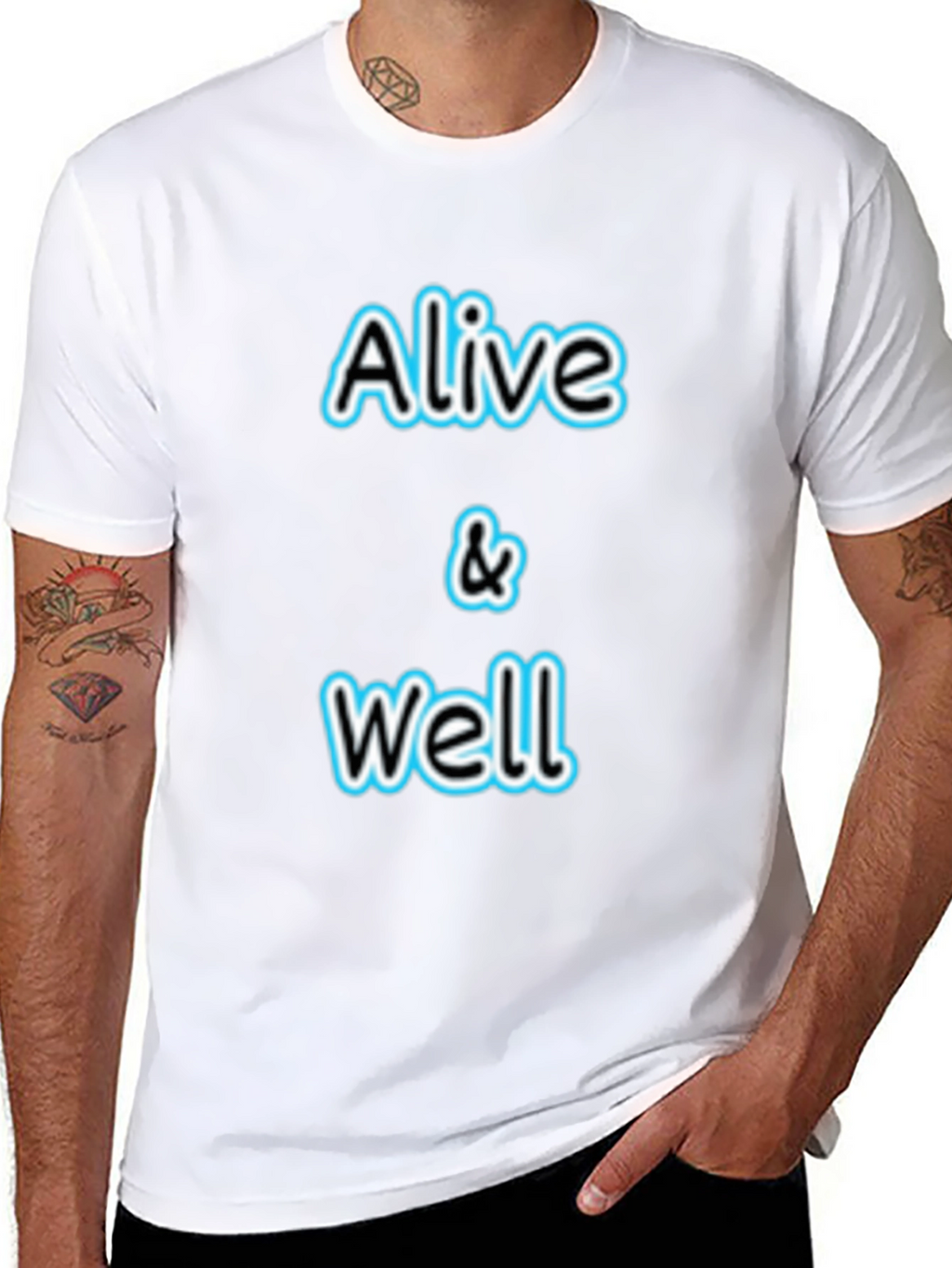Alive & Well Graphic Black T-Shirt