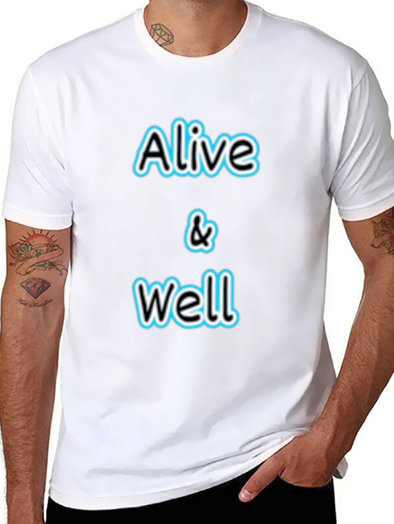 Alive & Well Graphic Black T-Shirt