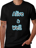 Alive & Well Graphic Black T-Shirt