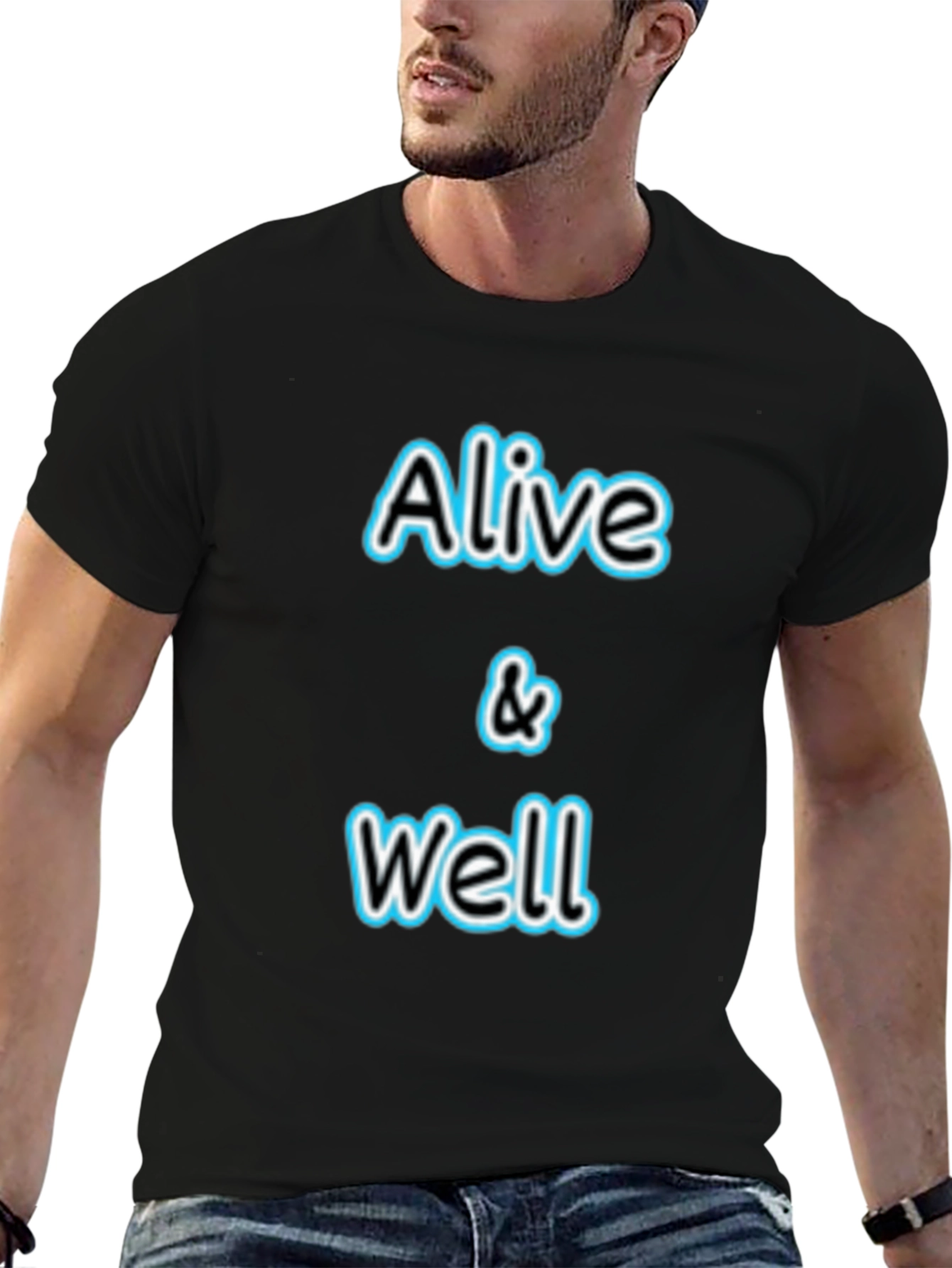 Alive & Well Graphic Black T-Shirt