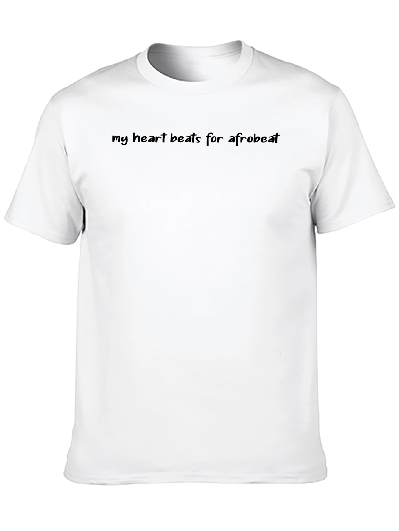 My Heart Beats for Afrobeat Black T-Shirt