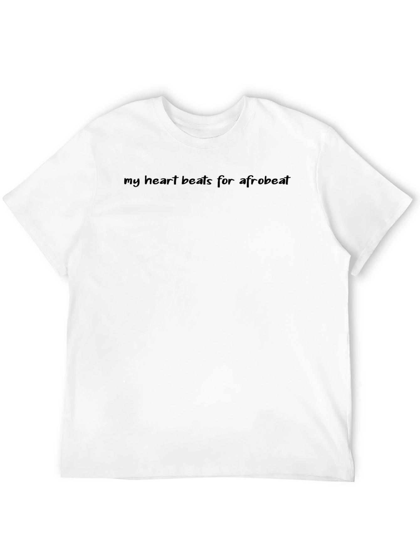 My Heart Beats for Afrobeat Black T-Shirt