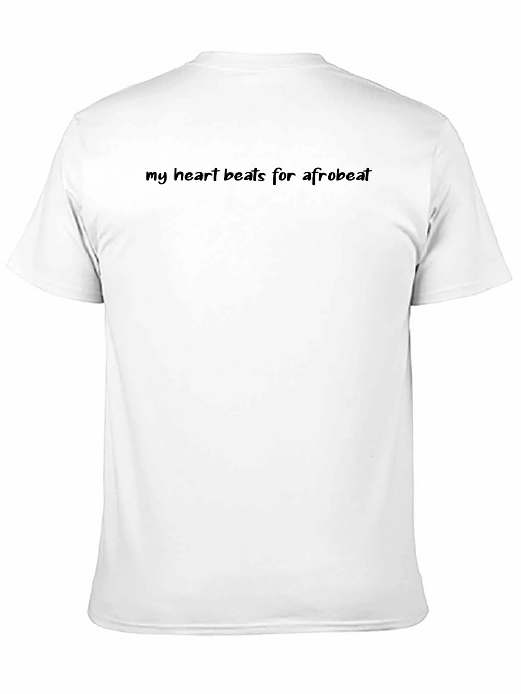 My Heart Beats for Afrobeat Black T-Shirt
