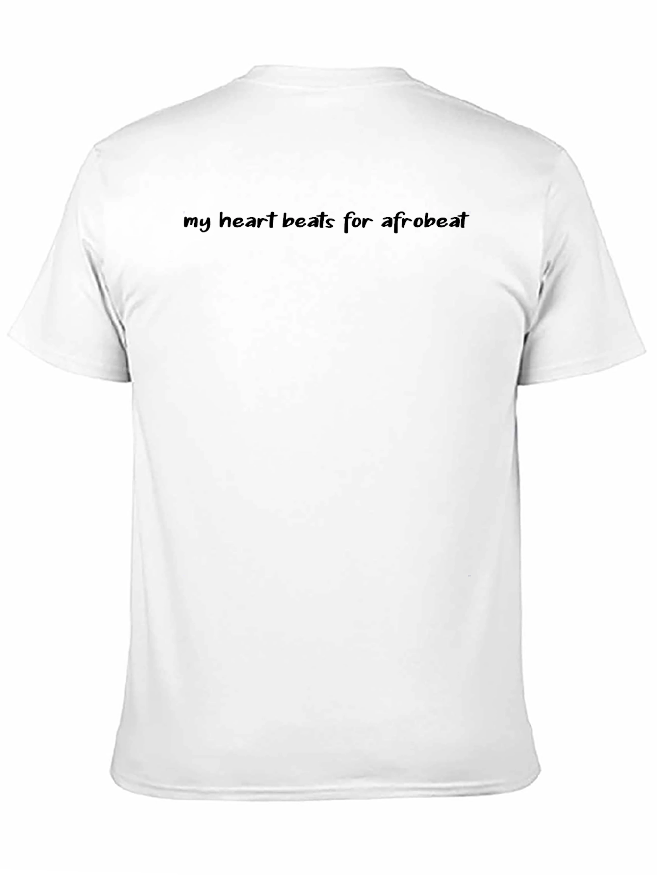 My Heart Beats for Afrobeat Black T-Shirt