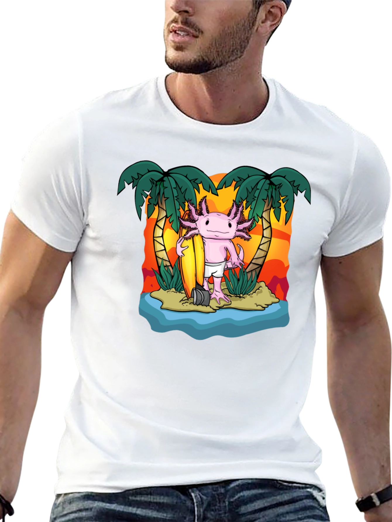 Axolotl Surfer T-Shirt