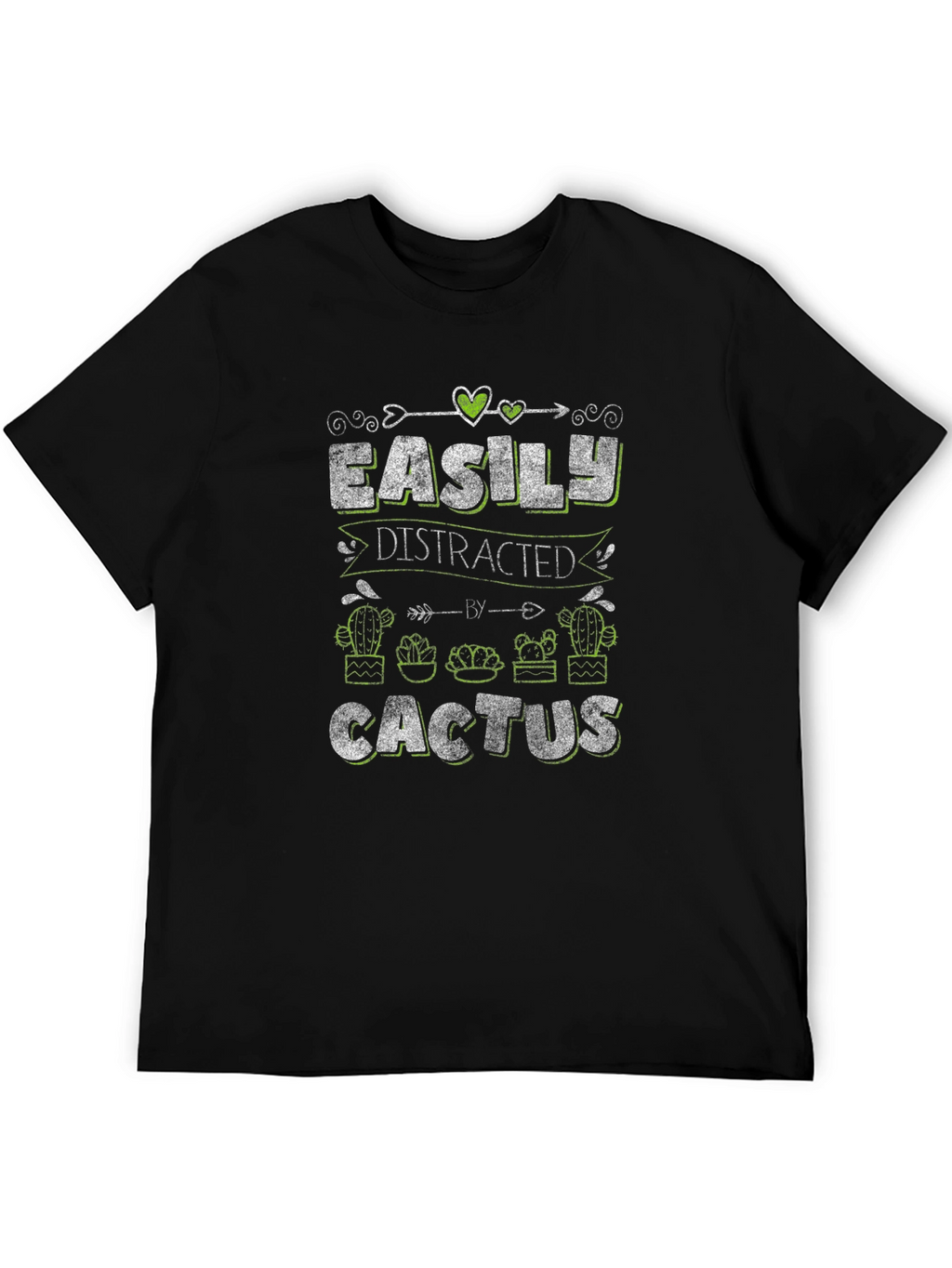 Easily Distracted by Cactus T-Shirt