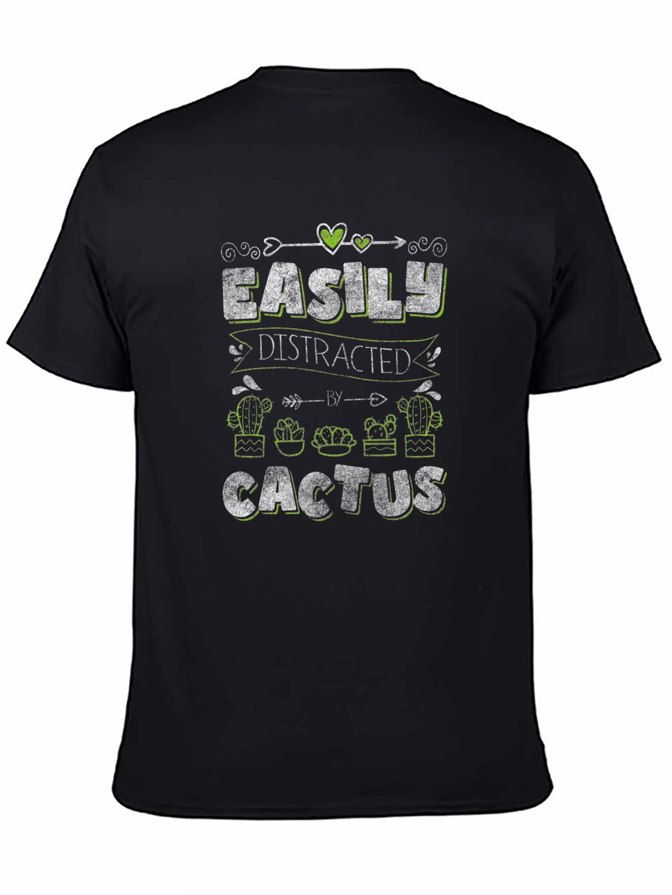 Easily Distracted by Cactus T-Shirt