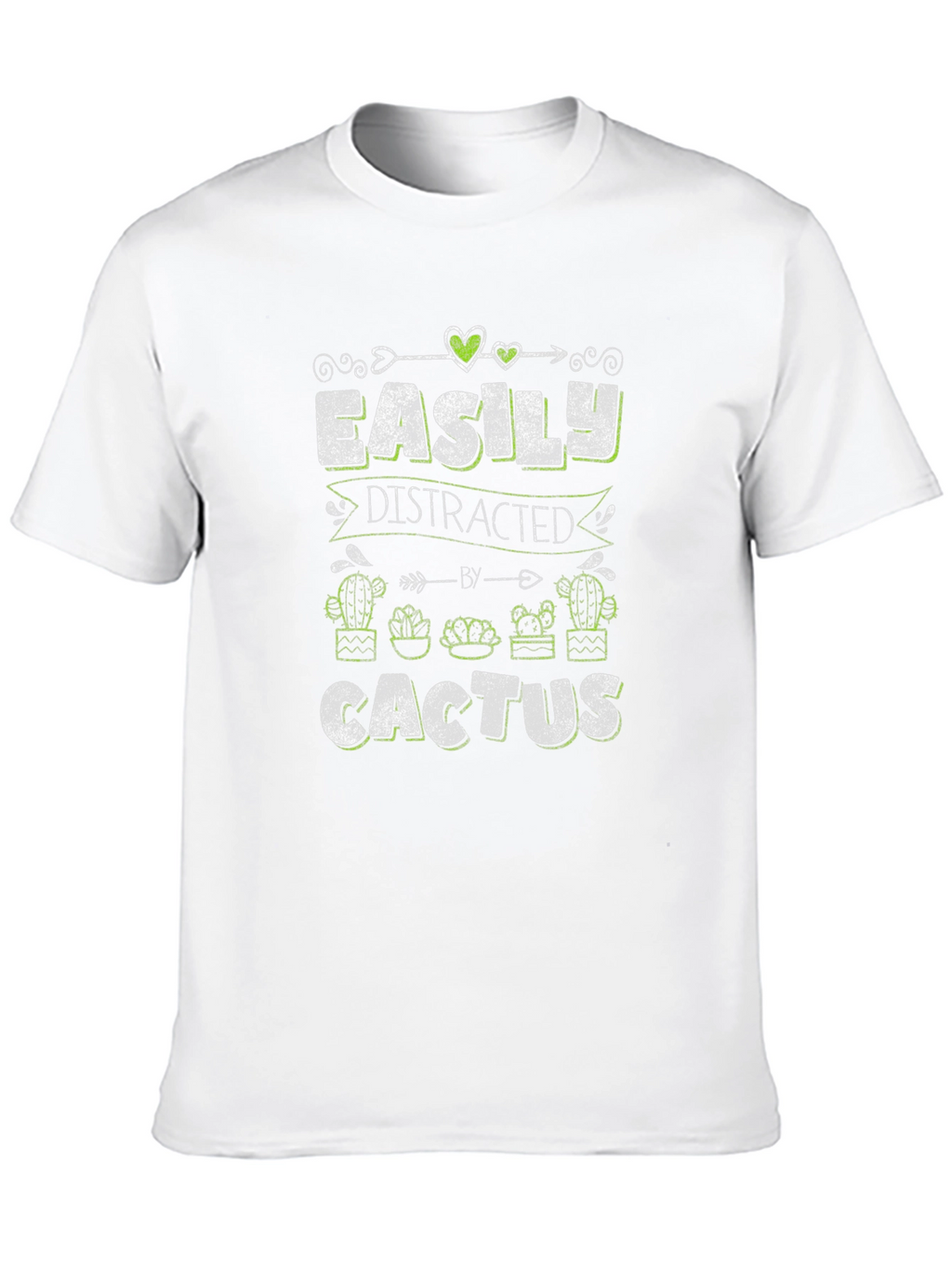 Easily Distracted by Cactus T-Shirt