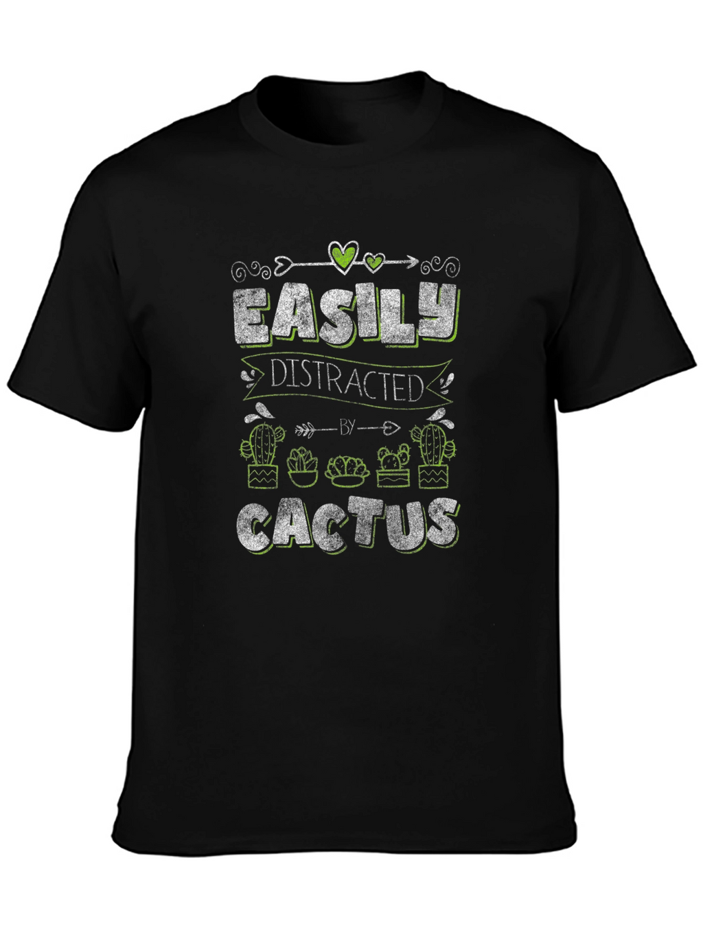 Easily Distracted by Cactus T-Shirt
