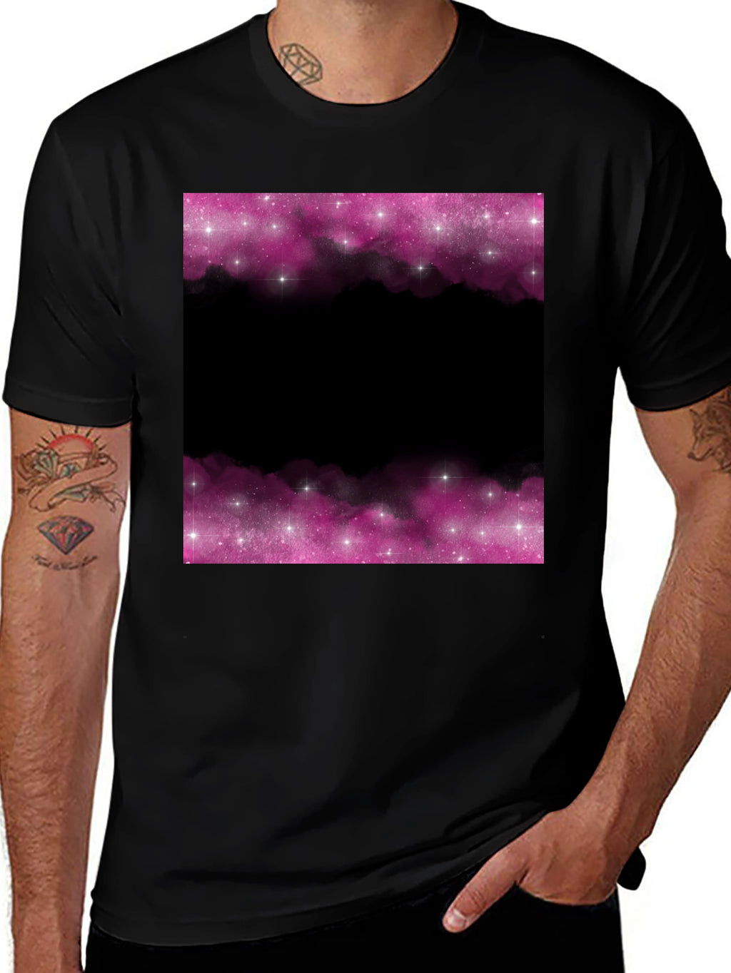 Galaxy Dreams T-Shirt - Black Space Design
