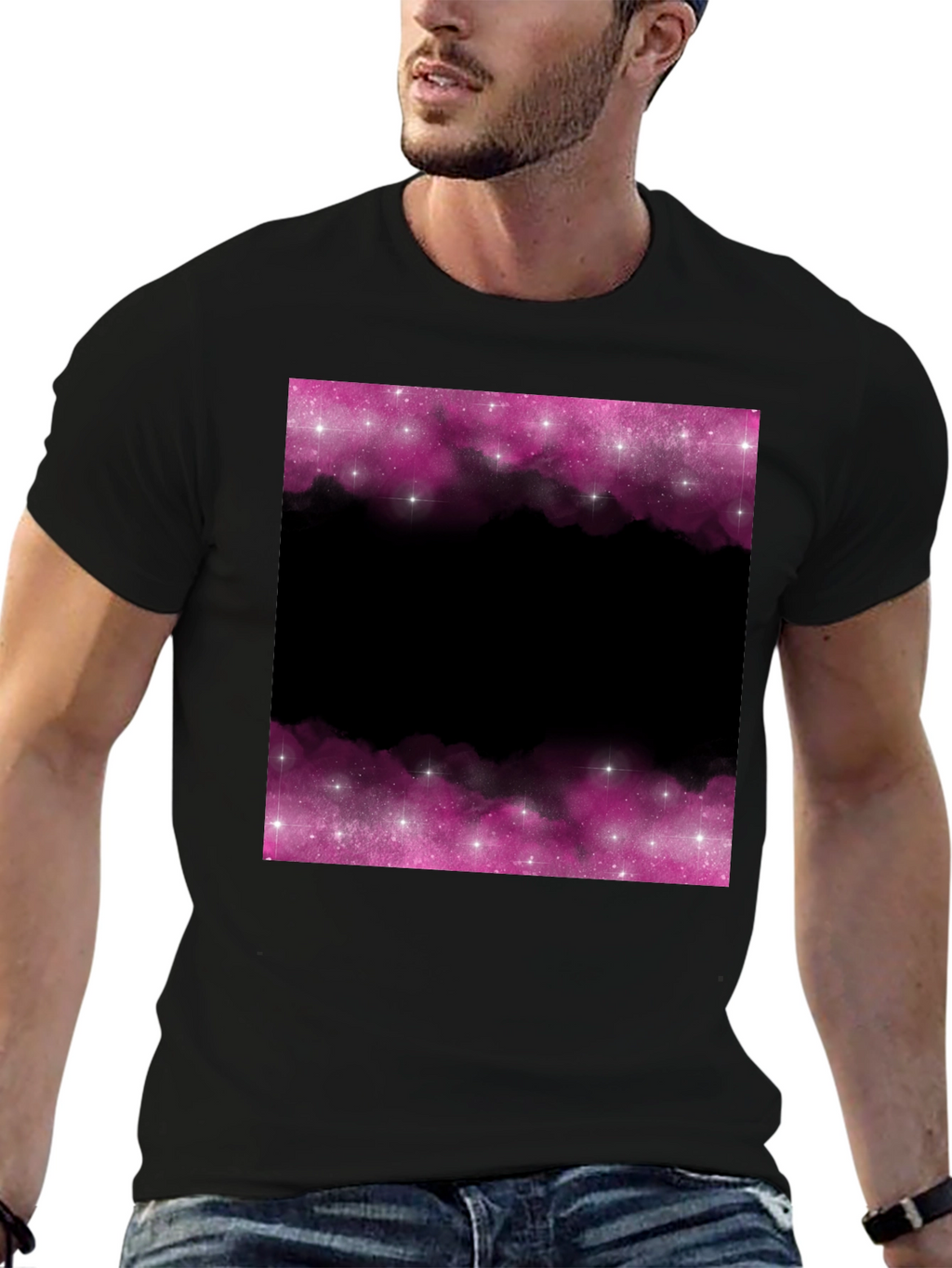 Galaxy Dreams T-Shirt - Black Space Design