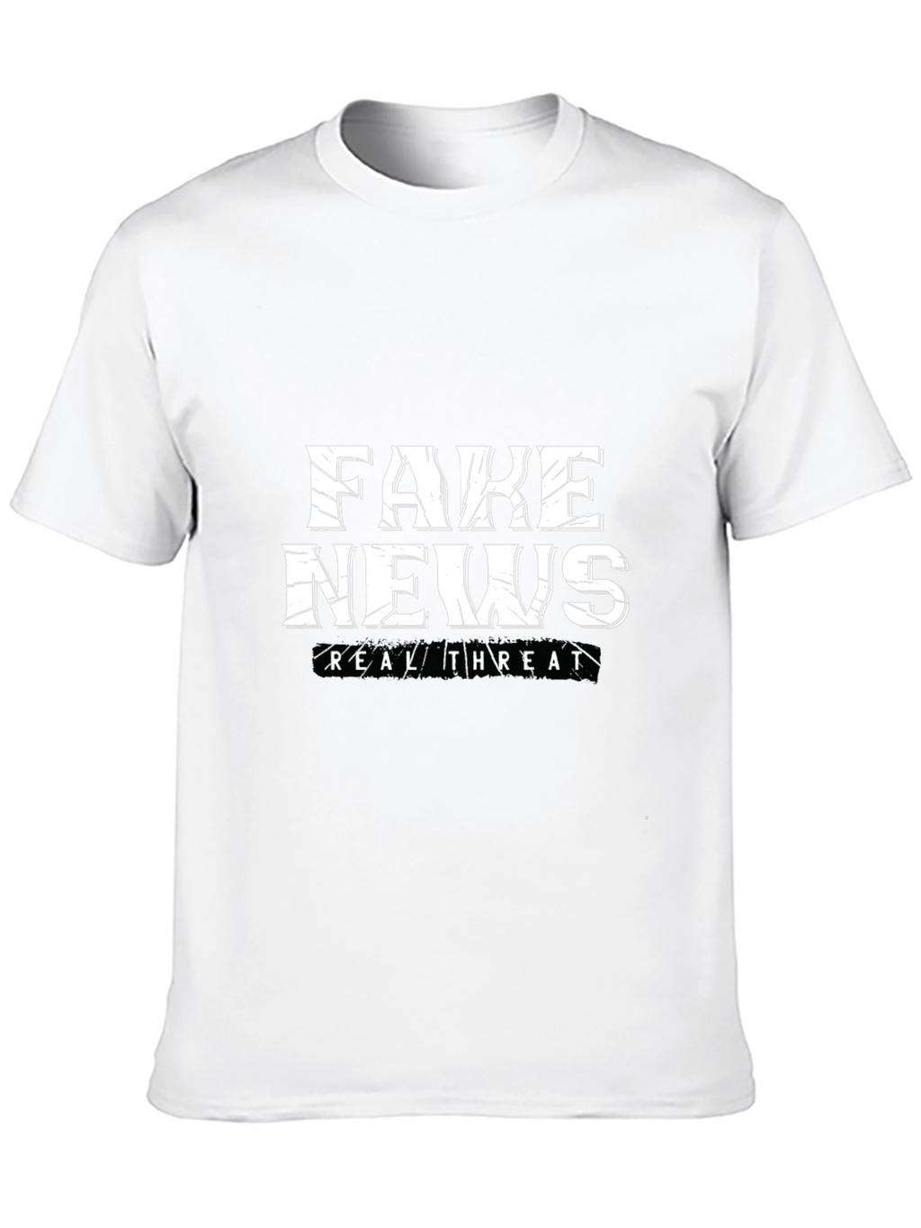 Fake News Real Threat Graphic Tee