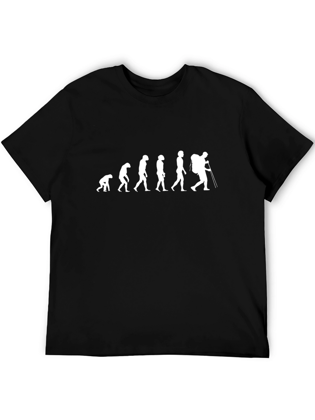 Evolution of a Hiker T-Shirt - Black