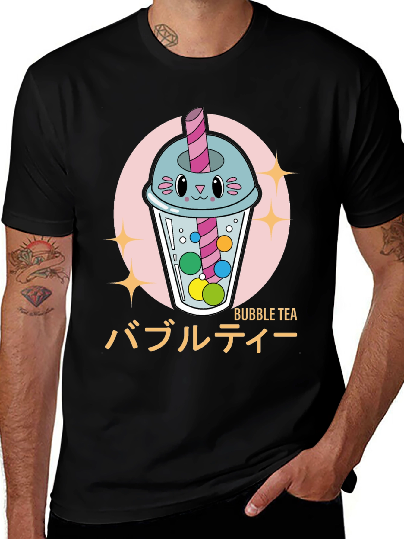 Kawaii Bubble Tea Graphic Tee