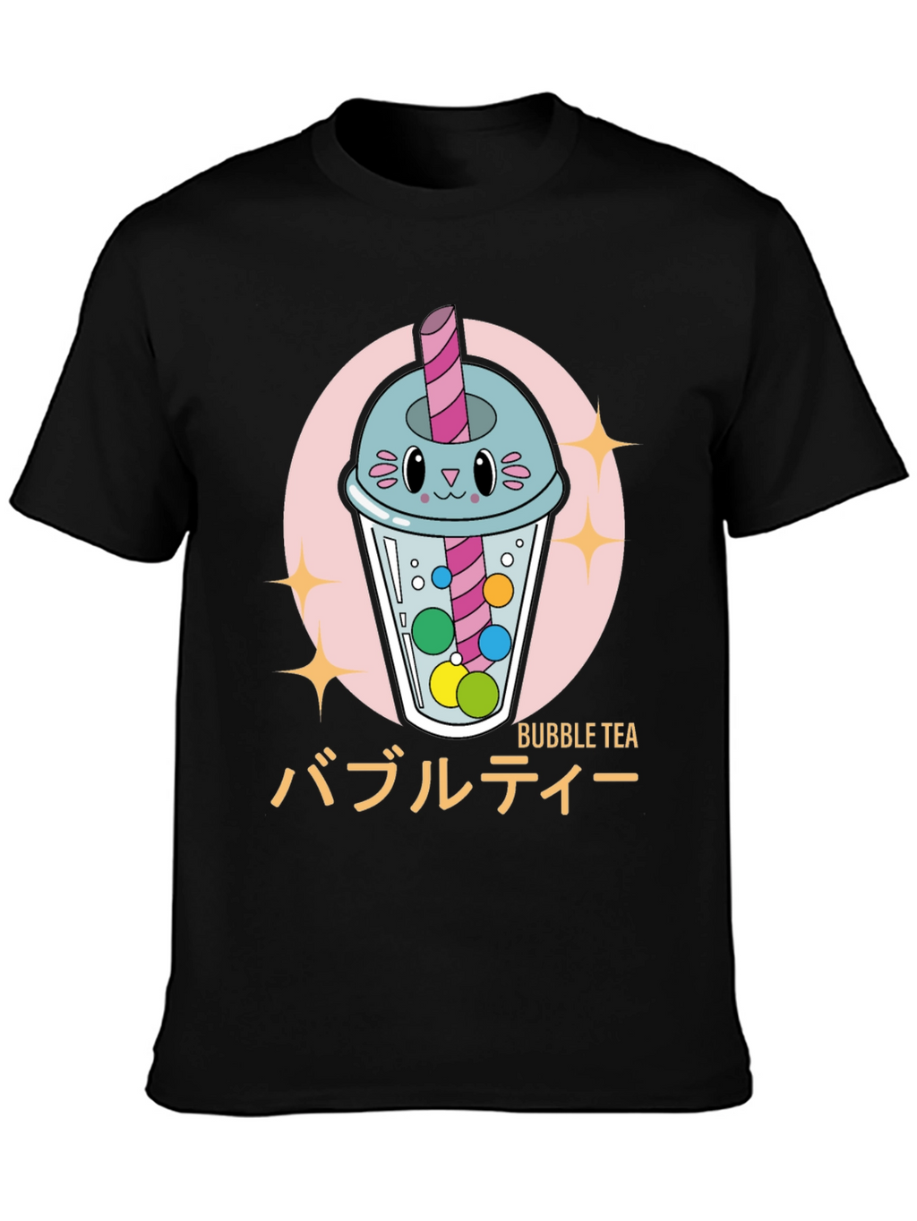 Kawaii Bubble Tea Graphic Tee